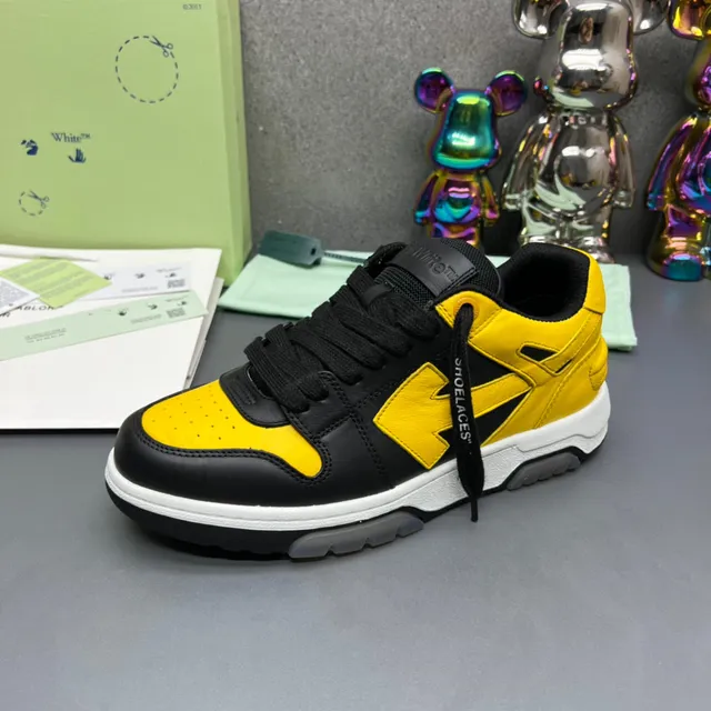 Off-White Arrow Sneaker Black Yellow Lifestyle Sneakers 4