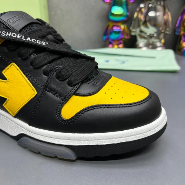 Off-White Arrow Sneaker Black Yellow Lifestyle Sneakers 7
