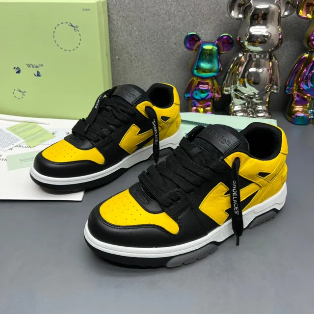 Off-White Arrow Sneaker Black Yellow Lifestyle Sneakers 8