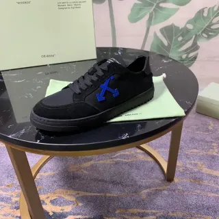 Off-White Black and Blue Arrow Logo Lifestyle Sneakers