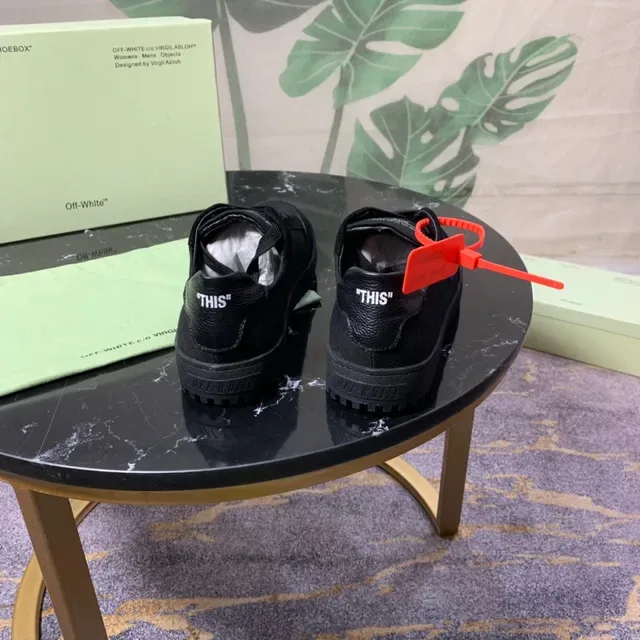 Off-White Black and Blue Arrow Logo Lifestyle Sneakers 3