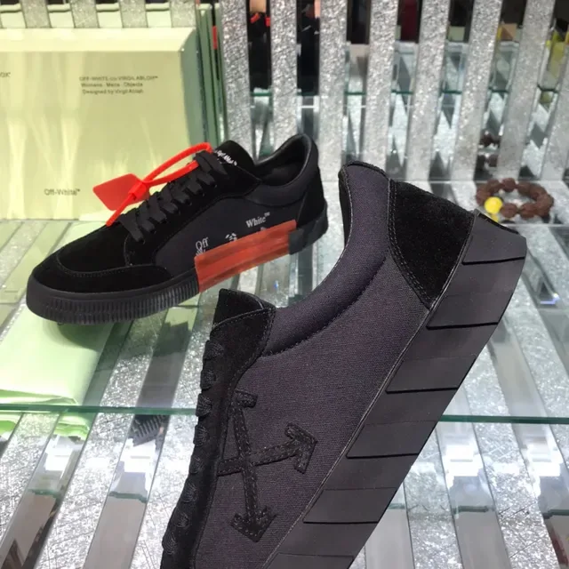 Off-White Preto Vermelho Industrial Seta Logo Zip-Tie Etiqueta Estilo de vida Tênis 6