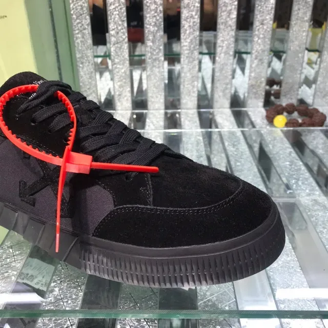 Off-White Preto Vermelho Industrial Seta Logo Zip-Tie Etiqueta Estilo de vida Tênis 7