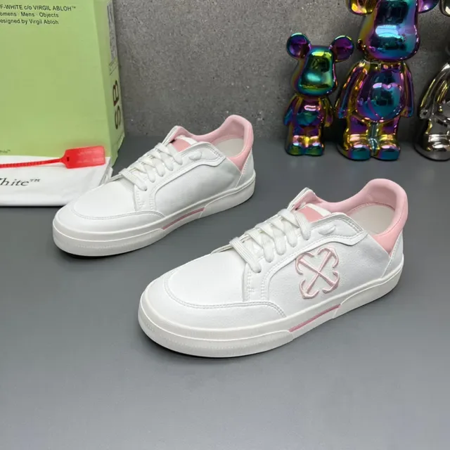 Off-White Chaussures Lifestyle Rose Basse Cuir 2