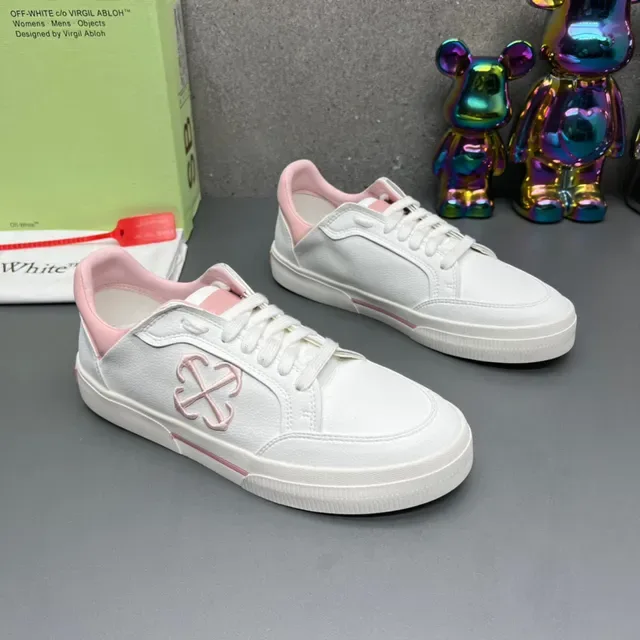 Off-White Chaussures Lifestyle Rose Basse Cuir 3
