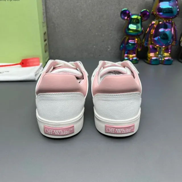Off-White Chaussures Lifestyle Rose Basse Cuir 7