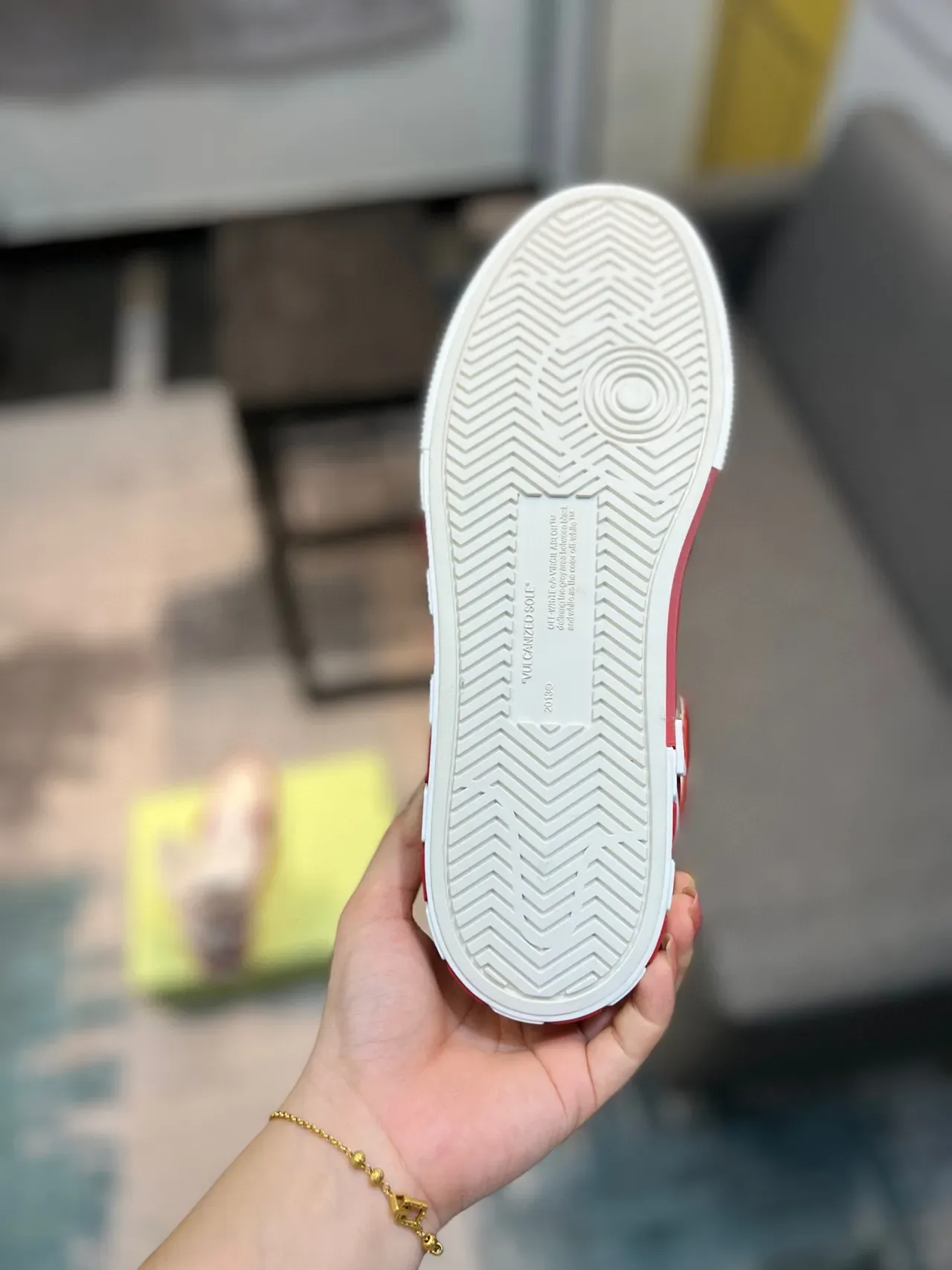 Off-White أحمر عالية الارتفاع صناعية زيب تاي حياة أحذية رياضية 9