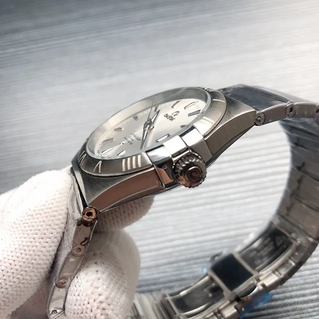 Omega Constellation Silver Dial Mechanical Watch 3