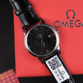 Omega De Ville Black Dial Mechanical Watch