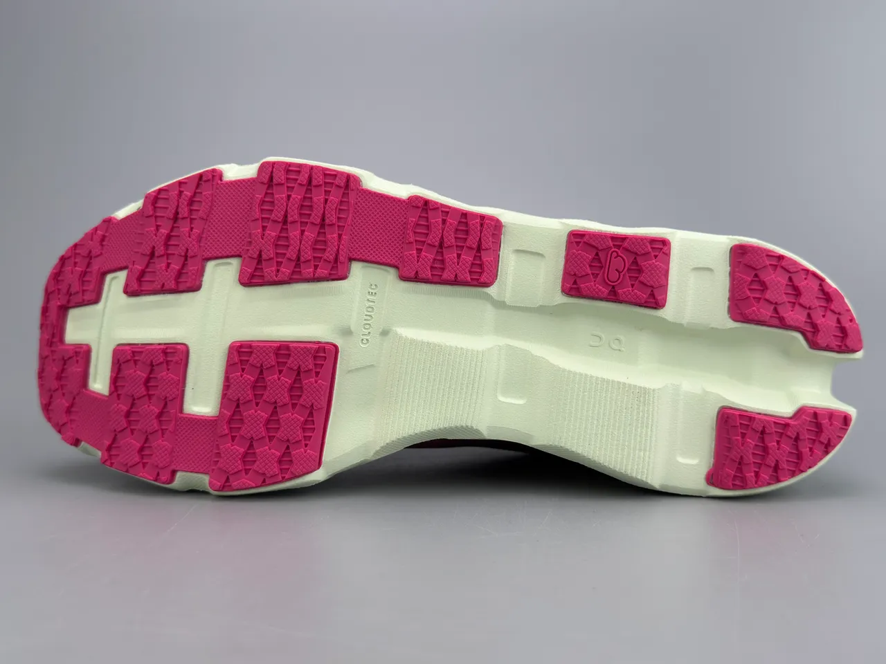 On Cloudmonster Black Pink Lime Green Running Shoes 6