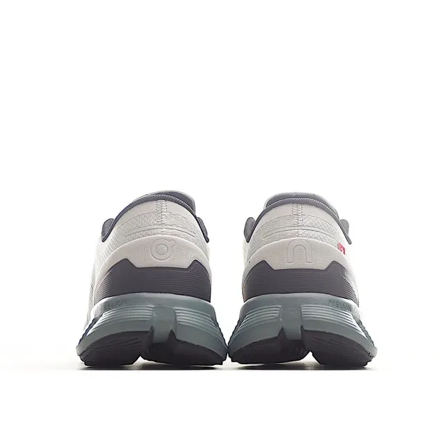 On Cloudmonster Light Gray Running Shoes 3