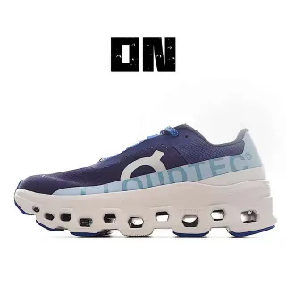 On Cloudmonster Azul marino y azul cielo Zapatillas de correr
