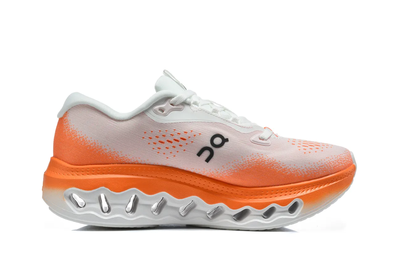 On Cloudsurfer 3 White Orange Running Shoes 3