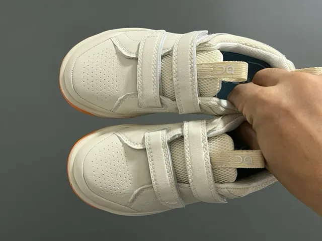 On Blanc Beige Fermeture de Sangle Velcro Double Semelle Chunky Segmentée Sneakers Lifestyle 9