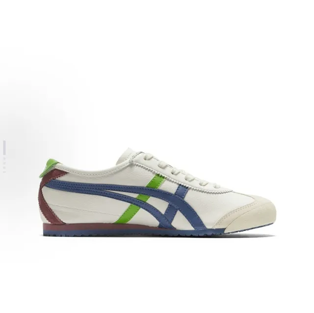 Onitsuka Tiger Mexico 66 Off-White Navy Green Maroon Lifestyle Sneakers 2