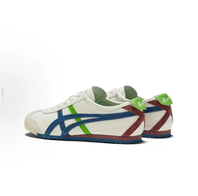 Onitsuka Tiger Mexico 66 Off-White Navy Green Maroon Lifestyle Sneakers 3