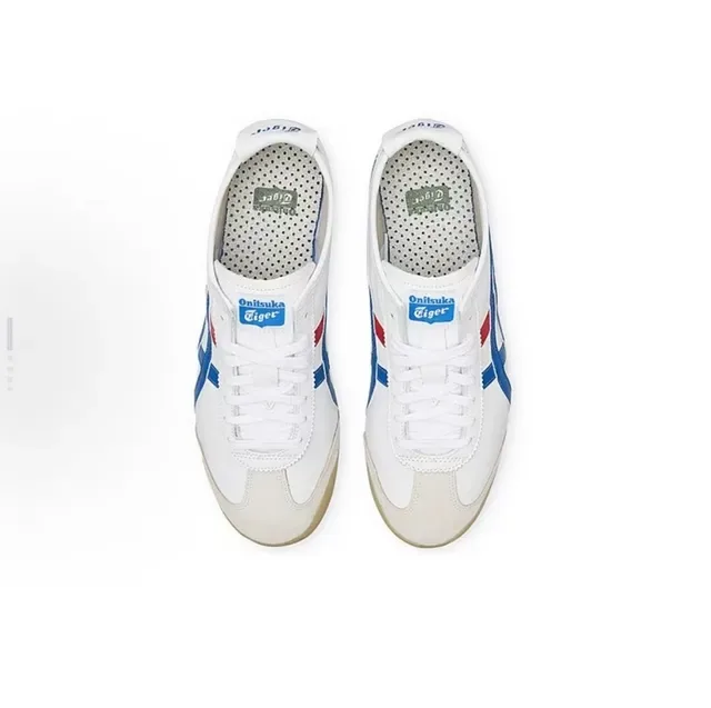 Onitsuka Tiger Mexico 66 Blanc Bleu Rouge Lifestyle Sneakers 3