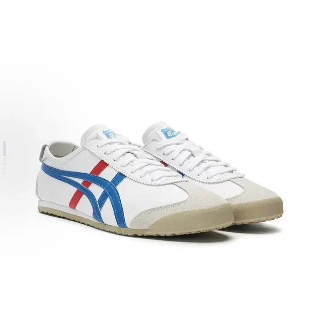 Onitsuka Tiger Mexico 66 Blanc Bleu Rouge Lifestyle Sneakers 4