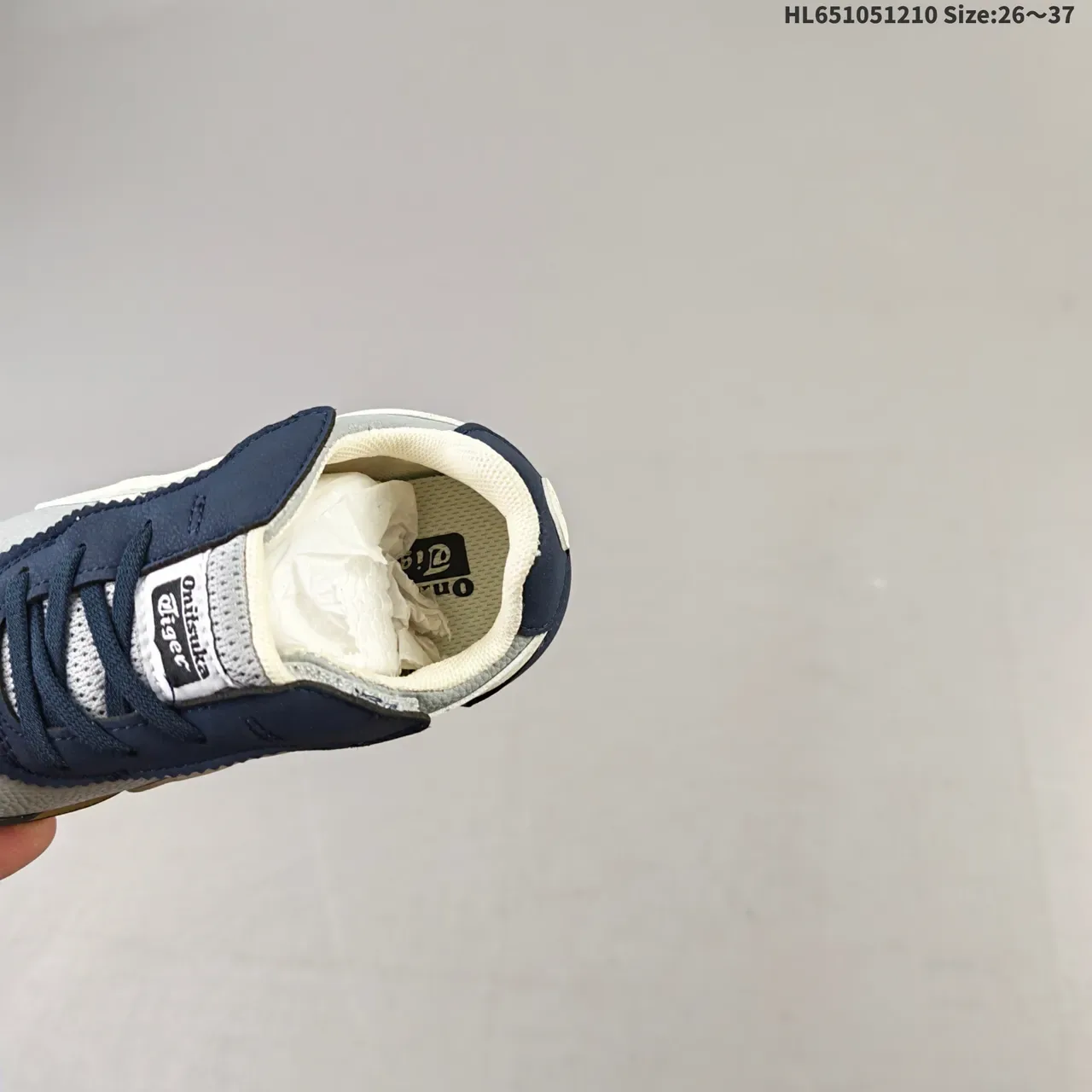 Onitsuka Tiger Navy and Yellow Tiger Stripe Lifestyle Sneakers 10