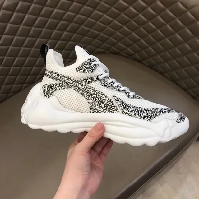 Philipp Plein Active Blanc Noir Semelle Sculptée Superposition Géométrique Pixelisée Baskets Chunky 5