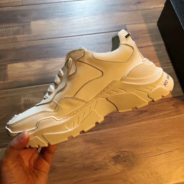Philipp Plein Mercy LETSDANCE White Beige Chunky Sneakers 5