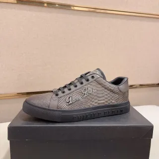 Philipp Plein Piana Loro 蛇皮 灰黑 生活方式运动鞋