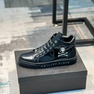 Philipp Plein Skull High-Top Black Lifestyle Sneakers