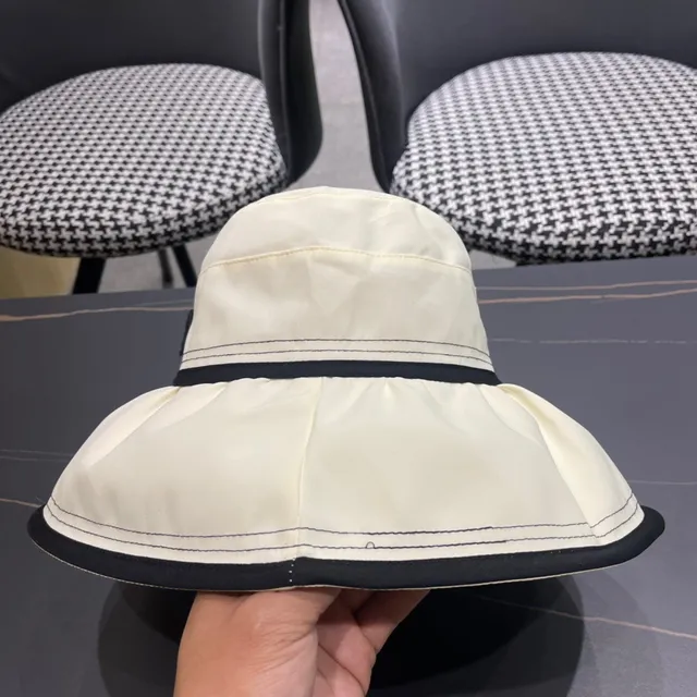 Prada Beige-Lined Bucket Hat 10