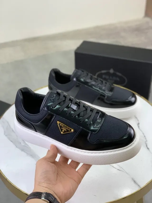 Prada Cloudbust Black and White Lifestyle Sneakers 4