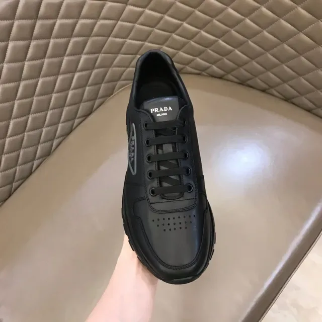 Prada Cloudbust Black Leather Lifestyle Sneakers 3
