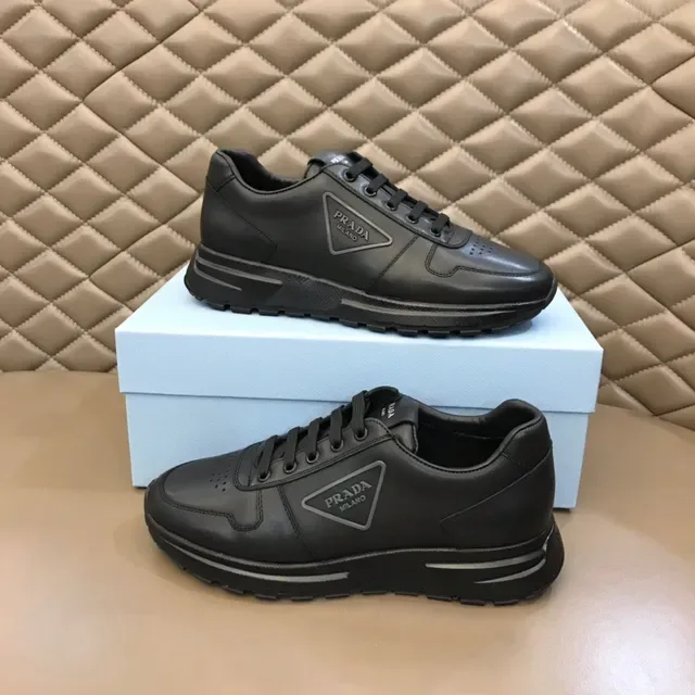 Prada Cloudbust Black Leather Lifestyle Sneakers 5