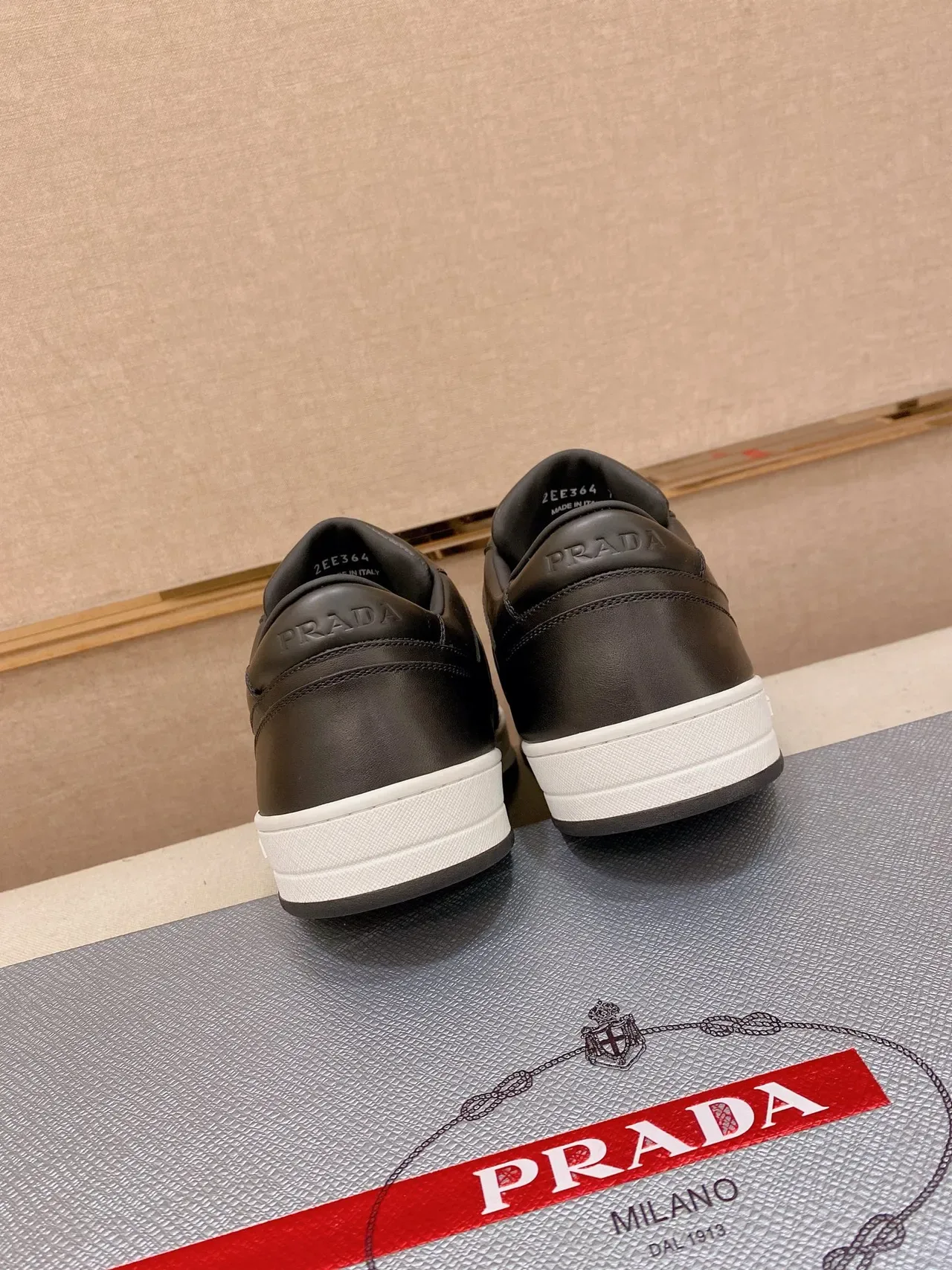 Prada Cloudbust Black Leather Lifestyle Sneakers 3
