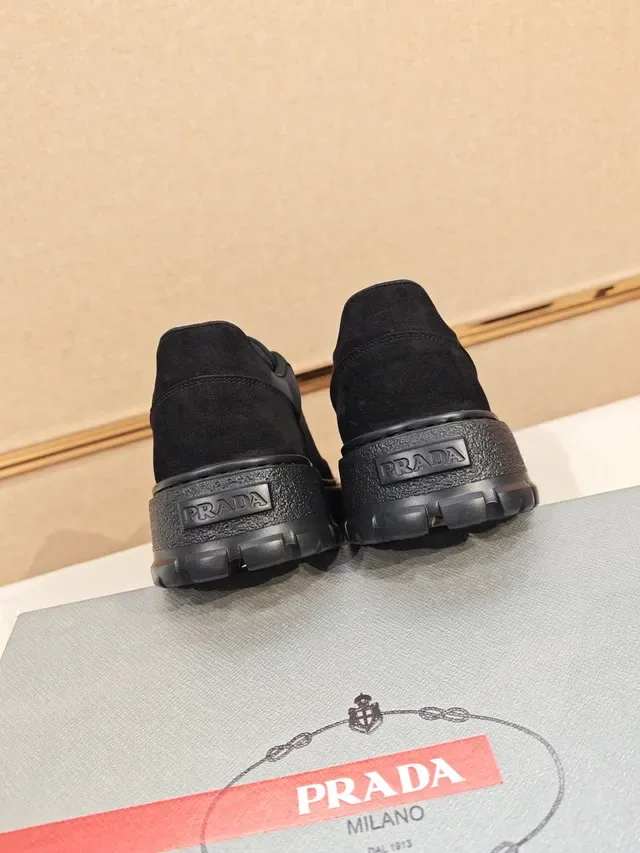 Prada Cloudbust Black Platform Lifestyle Sneakers 4