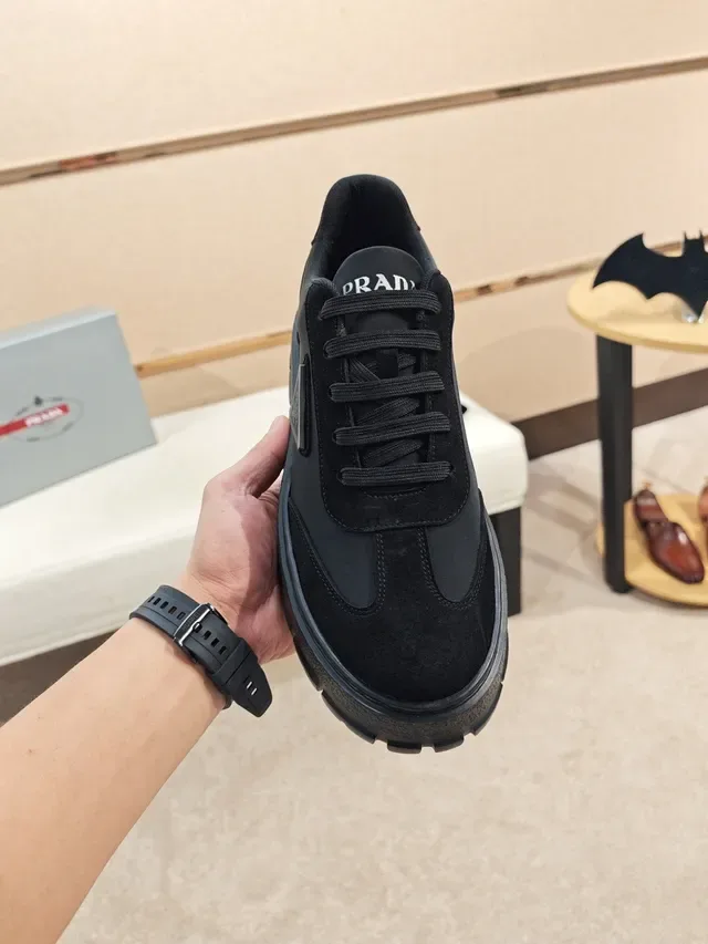Prada Cloudbust Black Platform Lifestyle Sneakers 6