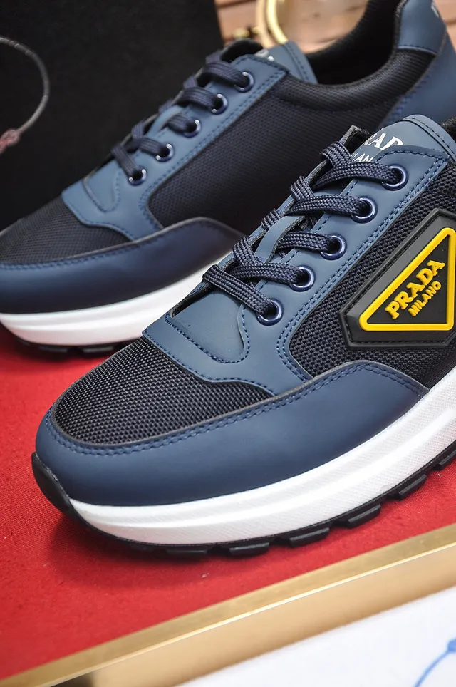 Prada Cloudbust Navy and Black Lifestyle Sneakers 3