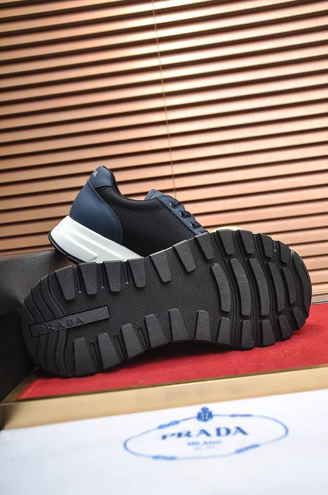 Prada Cloudbust Navy and Black Lifestyle Sneakers 4