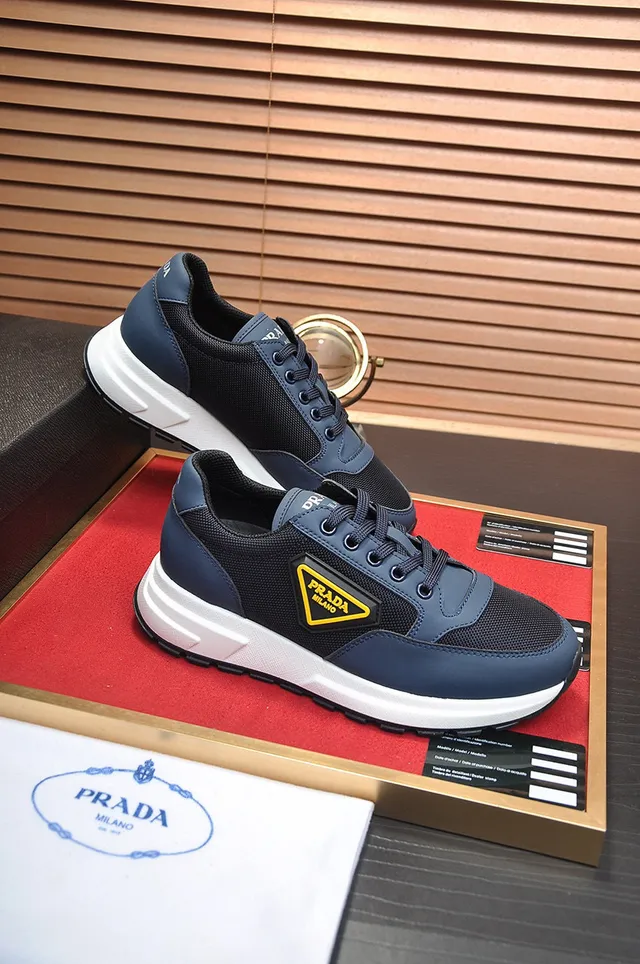 Prada Cloudbust Navy and Black Lifestyle Sneakers 5