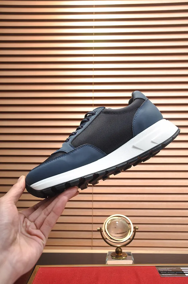 Prada Cloudbust Navy and Black Lifestyle Sneakers 6