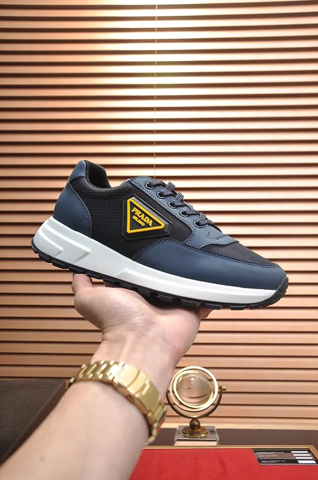 Prada Cloudbust Navy and Black Lifestyle Sneakers 7