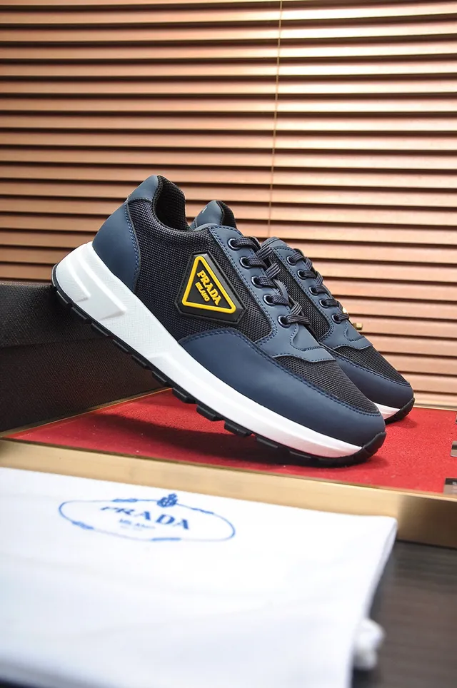Prada Cloudbust Navy and Black Lifestyle Sneakers 8