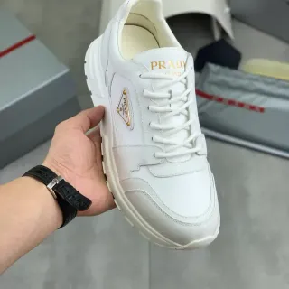Prada Cloudbust White Leather Lifestyle Sneakers