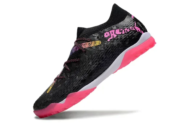 Puma Future Z Black Pink Sock-Fit Collar Textured Synthetic Upper Sneakers 3