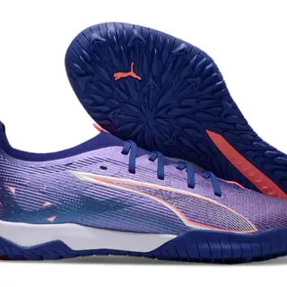 Puma Future Z Purple Blue Engineered Knit Upper Gradient Indoor Soccer Shoes