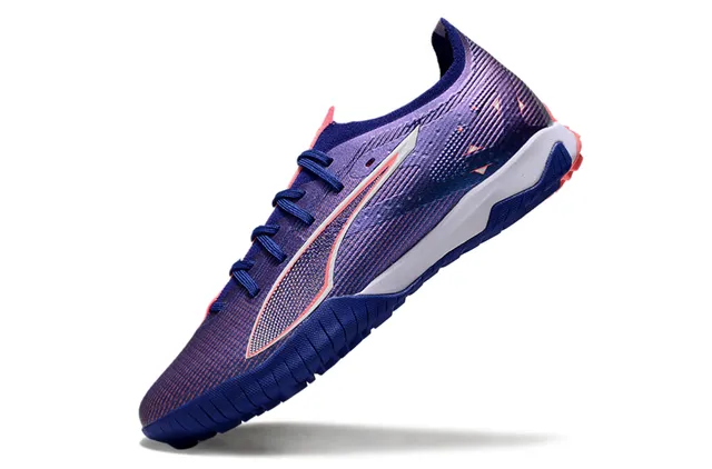 Puma Future Z Violet Bleu Upper de Knit Engineered Gradiente Chaussures de Football Indoor 3