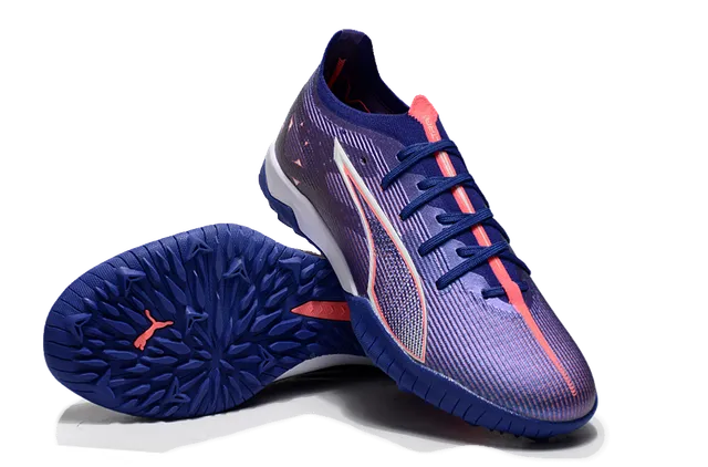 Puma Future Z Violet Bleu Upper de Knit Engineered Gradiente Chaussures de Football Indoor 4