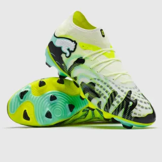 Puma Future Z Yellow Green Low-Cut Sock-Fit Upper Firm-Ground Soccer Shoes