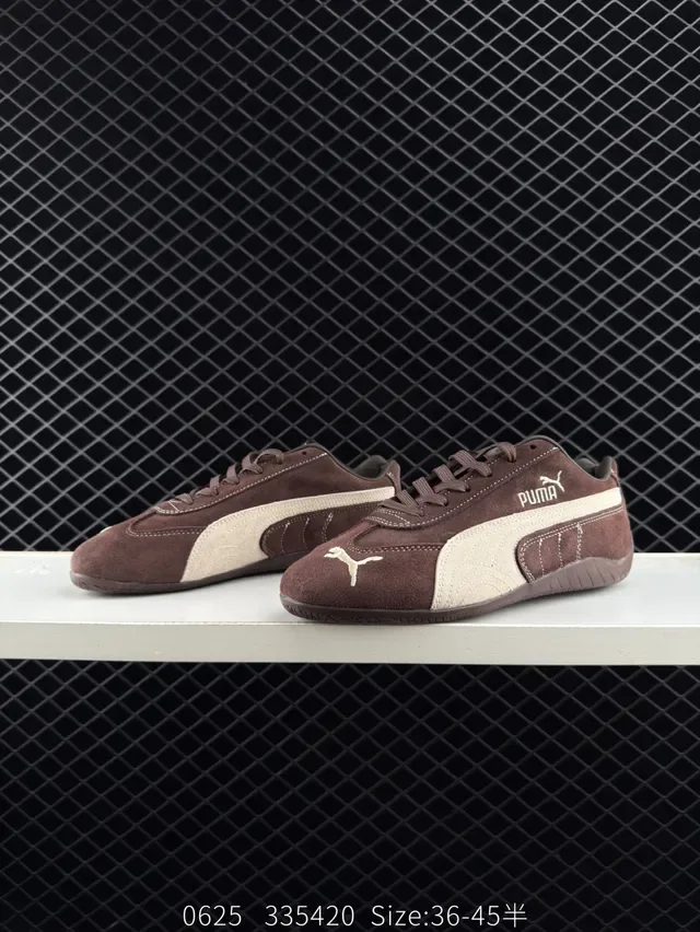 Puma Speedcat OG Chaussures Lifestyle Marron et Beige 2