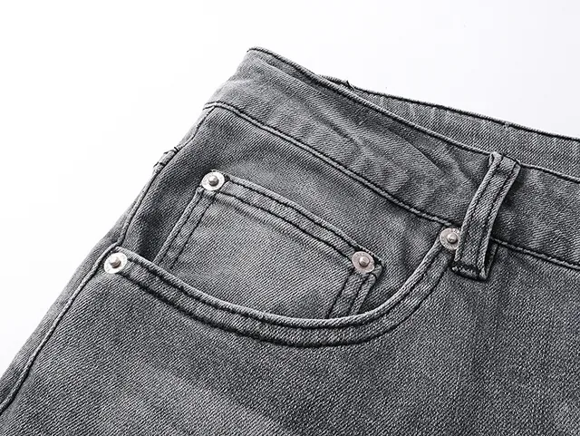 Purple Brand Distressed Flared-Leg Paint Splatter Jeans 8