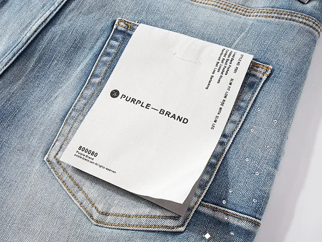 Purple Brand Distressed Light-Wash Slim-Fit Jeans 7