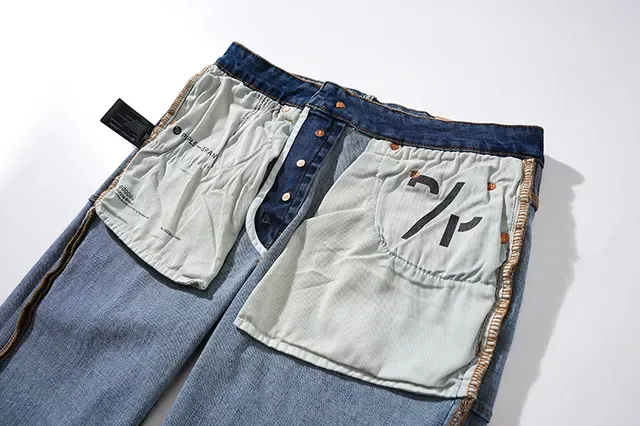 Purple Brand Distressed Slim-Tapered Blue Jeans 6